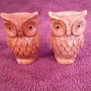 Owls salt and pepper shakers